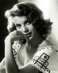 Abbe Lane headshot photo print, a vintage Hollywood art piece.