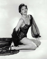 Ava Gardner Black Seethrough Photo Print - Classic Hollywood Art