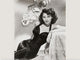 Ava Gardner in a stunning black dress photo print capturing Hollywood glamour.