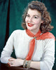 Ava Gardner Red Scarf Photo Print showcasing classic Hollywood glamour.