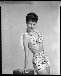 Ava Gardner Swimsuit Photo Print capturing classic Hollywood elegance.