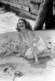 Ava Gardner Sand Photo Print showcasing classic Hollywood elegance.