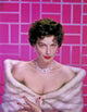 Ava Gardner Pink Dress Photo Print showcasing classic Hollywood elegance.