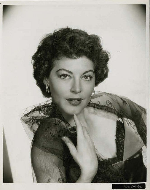 Ava Gardner Fingertips Photo Print showcasing classic Hollywood elegance