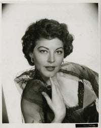 Ava Gardner Fingertips Photo Print showcasing classic Hollywood elegance
