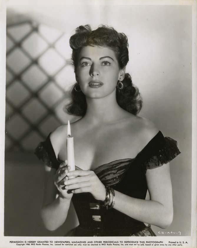 Ava Gardner Candle Photo Print in multiple sizes.