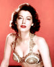 Ava Gardner Metal Bikini Top Photo Print showcasing vintage Hollywood glamour.