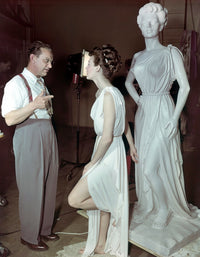 Ava Gardner Statue 2 Photo Print showcasing classic Hollywood beauty.