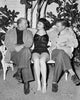 Ava Gardner Bench Photo Print capturing classic Hollywood elegance