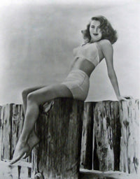 Ava Gardner Wood Stump Photo Print showcasing classic Hollywood elegance.