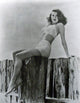 Ava Gardner Wood Stump Photo Print showcasing classic Hollywood elegance.