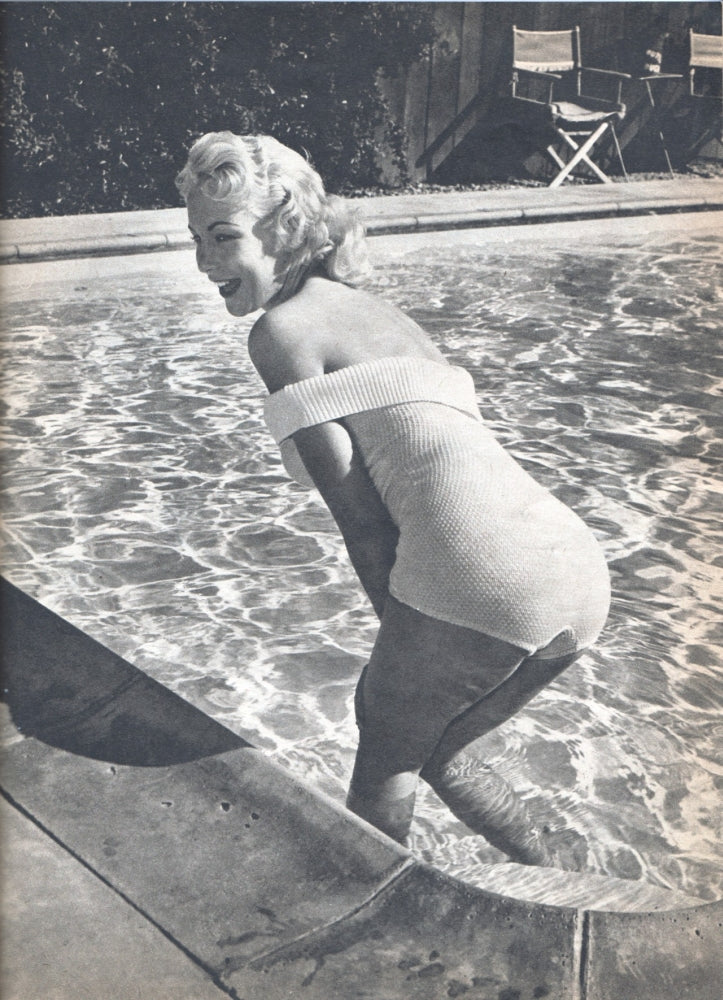 Barbara Eden Pool Photo Print - Classic Hollywood Art