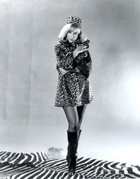 Barbara Eden Animal Print 2 Photo Print showcasing vibrant colors and classic beauty.