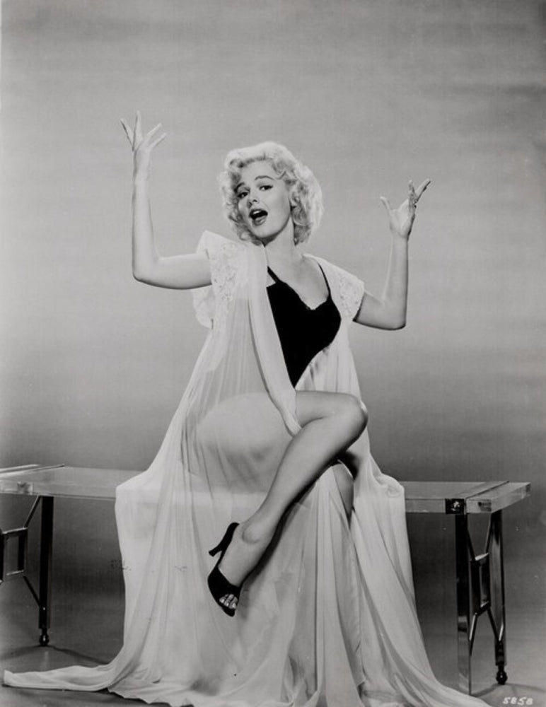 Barbara Lang Sitting on Table Photo Print
