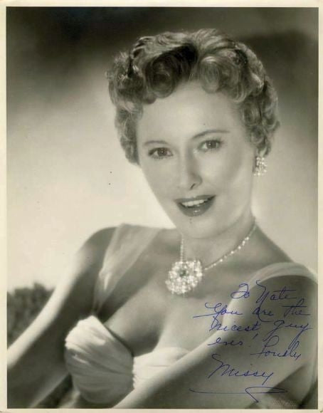 Vera Ralston signed photo print showcasing elegance and charm.