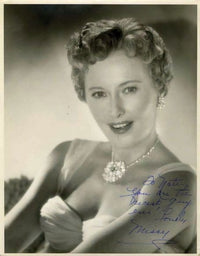 Vera Ralston signed photo print showcasing elegance and charm.