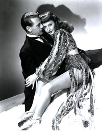 Barbara Stanwyck classic shadowed photo print showcasing the iconic actress.
