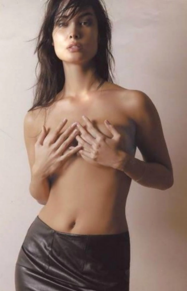 Berenice Marlohe Topeless Photo Print showcasing elegance and sophistication.
