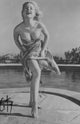Betty Brosmer Poolside Photo Print, vintage photography art.