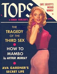Betty Brosmer Tops Magazine Photo Print showcasing vintage beauty.