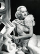 Betty Grable scarf photo print showcasing classic Hollywood glamour.