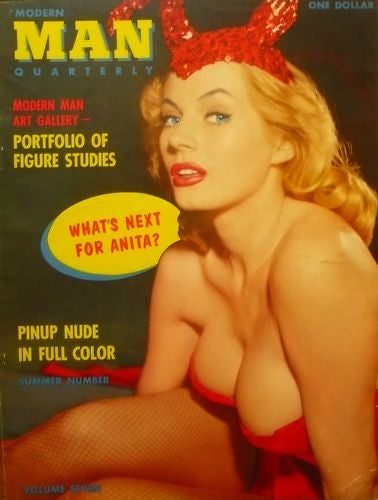 Anita Ekberg Devil Magazine Photo Print showcasing 1950s glamour