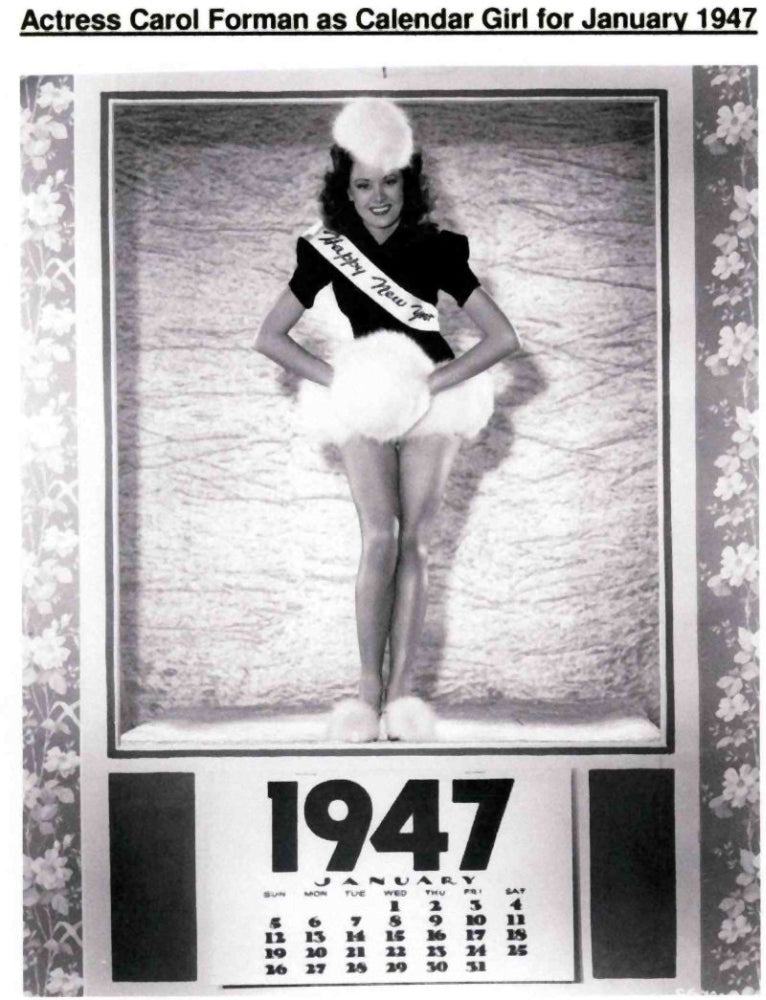 January 1947 Photo Print by Carol Foreman, vintage photography.