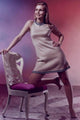 Carol Lynley Photo Print - Knee on Chair, classic film art