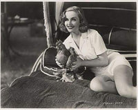 Carole Lombard Holding Chicken Photo Print