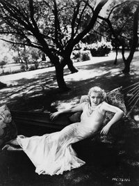 Anita Page Hammock Photo Print showcasing a serene moment in multiple sizes.