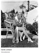 Carole Lombard in a striped bathrobe photo print