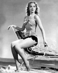 Adele Mara Portrait on Chair Photo Print in various sizes