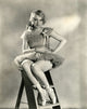 Anita Page Ladder Photo Print showcasing classic photography