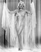 Carroll Baker photo print in white sheer outfit
