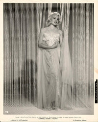 Carroll Baker Beaded Curtain Photo Print showcasing vintage cinema glamour.