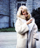 Catherine Deneuve in a luxurious fur coat photo print