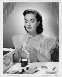 Ann Blyth Table Photo Print showcasing classic Hollywood elegance