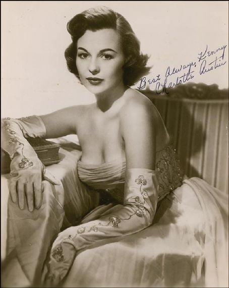 Charlotte Austin Signed Photo Print showcasing elegance and charm.