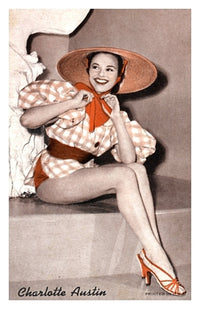 Charlotte Austin Hat Photo Print showcasing unique style and charm.