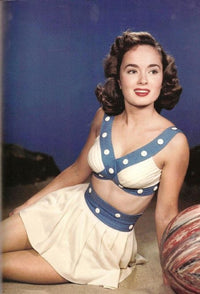 Ann Blyth White Dots Photo Print showcasing vintage elegance.