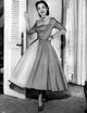 Ann Blyth Polkadot Dress Photo Print showcasing classic vintage fashion.
