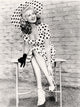 Chili Williams Polka Dot Hat Photo Print showcasing vibrant colors and playful design.