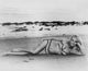 Chris Noel Lying in Sand Photo Print