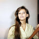 Claudia Cardinale Checkered Shirt Photo Print