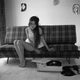 Claudia Cardinale Couch Photo Print showcasing the iconic actress in a vintage style.