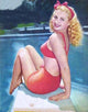 Adele Mara Diving Board Color Photo Print