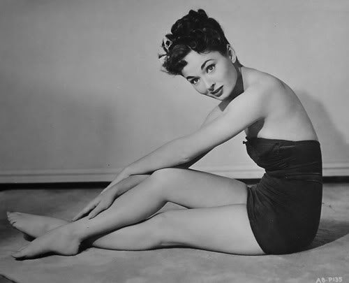 Ann Blyth Feet Photo Print - Vintage Cinema Art