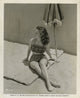 Ann Blyth Beach Umbrella Photo Print showcasing a vibrant beach scene.