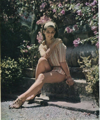 Claudia Cardinale Flowers Photo Print showcasing vibrant flowers