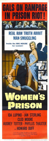 Cleo Moore Women's Prison Photo Print - Vintage Cinema Artwork